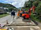 Varallo, Cordar Valsesia al lavoro in località Pomarolo.