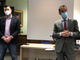 Il sindaco Paolo Tiramani e il manager Angelo Penna