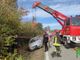Auto finisce fuori strada tra Brusnengo e Rovasenda (servizio di Giacomo Chiarini per newsbiella.it)