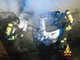 Auto a fuoco a Trino