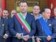 Il momento del taglio del nastro