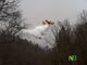 Canadair in azione sull'Artogna