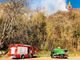 Incendio di sterpaglie a Civiasco, in azione Vigili del Fuoco e AIB