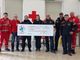 Borgosesia, solidarietà in azione: AIB dona 800 euro alla Croce Rossa - foto dalla pagina Facebook della CRI Borgosesia.