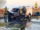Dal Vercellese: Furgone in fiamme alla cascina Pragilardo di Santhià
