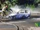 Trivero: Va a fuoco la loro auto, riescono a salvarsi e chiamano i soccorsi FOTO