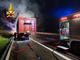 Incendio camion sulla A26, celere l'intervento dei soccorsi