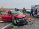 Incidente tra due auto sul cavalcaferrovia a Vercelli