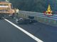 Incidente tra 2 moto sulla A26, intervengono i Vigili del Fuoco