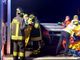 Auto si scontra con mezzo pesante in autostrada a Alice Castello. Soccorsi intervengono