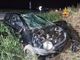 Auto si ribalta nella notte sulla SP31