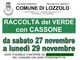 Lozzolo, ritorna il cassone verde e modifiche al servizio navetta