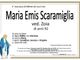 Maria Emis Scaramiglia, ved. Zoia