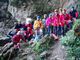 Il gruppo in visita sul monte Fenera