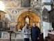 Sopralluogo del vescovo Brambilla alla Parete Gaudenziana