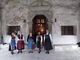 Le donne in abito tradizionale alla chiesa San Marco