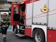Intervento dei vigili del fuoco a Borgosesia
