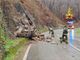 Caduta massi a Civasco, Vigili del Fuoco in azione