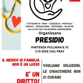 Mobilitazione dei cittadini della Valsessera e della Valsesia: presidio all’ASL di Vercelli per il diritto al medico di famiglia
