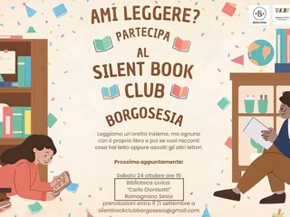 Romagnano Sesia, tre appuntamenti in biblioteca tra letture, Silent Book Club e incontro con l’autore Romagnano Sesia, tre appuntamenti in biblioteca tra letture, Silent Book Club e incontro con l’autore