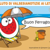La magia di Ferragosto: Valsesia asciutta e rovente - Illustrazione di Giovanni Cavallo.