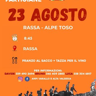 Rassa-Alpe Toso, Sesta Camminata Partigiana