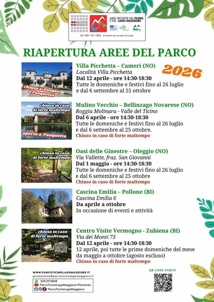 Proteggiamo la natura con la cultura: si apre il programma culturale dell'EGAP Ticino e Lago Maggiore