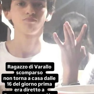 Varallo, scomparso un ragazzo di 18 anni: appelli sui social per ritrovarlo