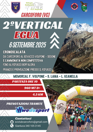 2° Vertical Egua a Carcoforo: cronoscalata e passeggiata al Rifugio Boffalora