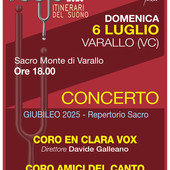 ITER VOCIS: al Sacro Monte di Varallo un concerto in occasione del Giubileo
