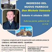 Quarona accoglie il nuovo parroco: sabato 4 ottobre l’ingresso di don Michele Valsesia
