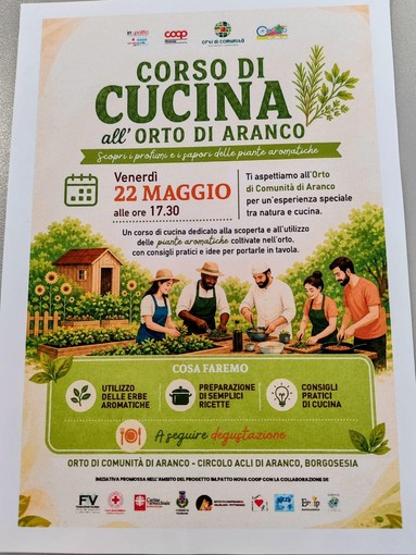A Borgosesia un pomeriggio alla scoperta dell’Orto di Comunità di Aranco
