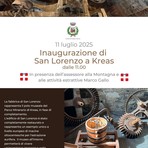 Alagna inaugura il nuovo Polo Museale di San Lorenzo nel cuore del Parco Minerario di Kreas