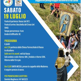 Pellegrinaggio alla Bocchetta del Croso per la Festa della Madonna d’Oropa