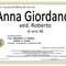 Anna Giordano, ved. Roberto