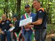 In primo piano Tiziano Bonato con il sindaco di Borgosesia Paolo Tiramani