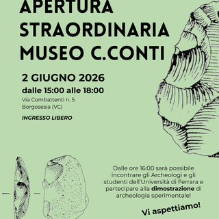 Borgosesia, apertura straordinaria del Museo Carlo Conti per raccontare gli scavi sul Monte Fenera