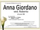 Anna Giordano, ved. Roberto