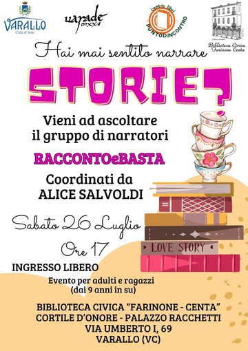 Varallo: in Biblioteca con le &quot;Letture ad alta voce&quot;