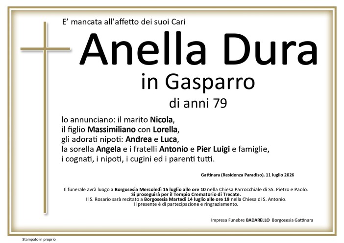 Anella Dura in Gasparro