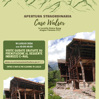 Alagna Valsesia, apertura straordinaria delle Case Walser a Oubre Rong
