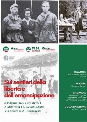 Borgosesia, &quot;Sui sentieri della libertà e dell'emancipazione&quot;: convegno sulla resistenza in Valsesia