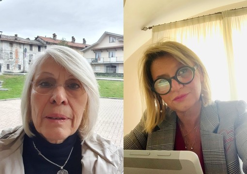 Eugenia Borzone (a sinistra) e Lorella Morino (a destra)