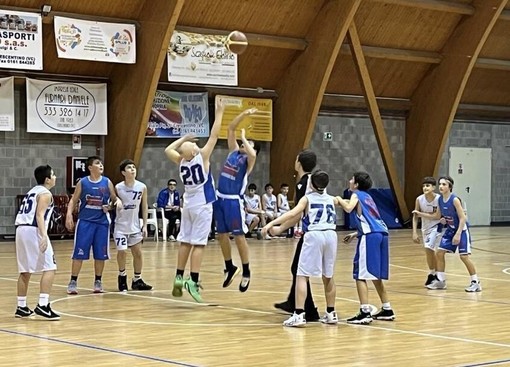 Barberi Valsesia Basket Academy contro ECS Basket: la vittoria dell'U13 29 - 61.