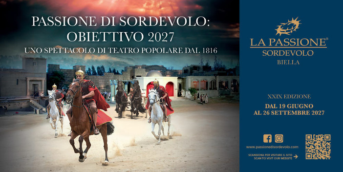Passione di Sordevolo 2027, ultima settimana per iscriversi ai casting Passione di Sordevolo 2027, ultima settimana per iscriversi ai casting