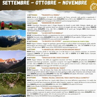 Dall’alba sul Fenera ai cervi in amore: dieci escursioni per vivere l’autunno nelle Aree Protette della Valsesia Dall’alba sul Fenera ai cervi in amore: dieci escursioni per vivere l’autunno nelle Aree Protette della Valsesia