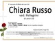Chiara Russo, ved. Pellegrini
