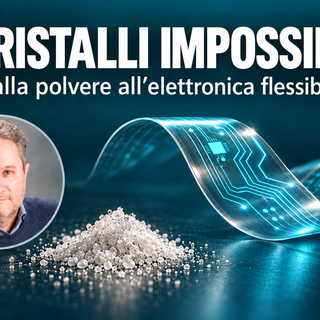 LED e sensori su superfici flessibili: dai cristalli di sale al futuro dell'elettronica