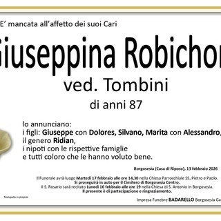 Giuseppina Robichon, ved. Tombini