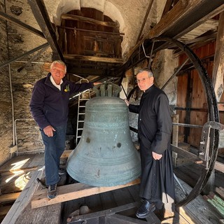 Varallo, torna a suonare la campana maggiore del Sacro Monte grazie a Fondazione CRT